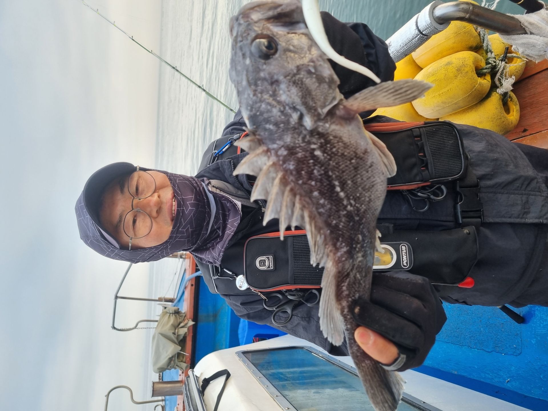 4월21일 우럭 노래미 조황사진입니다.