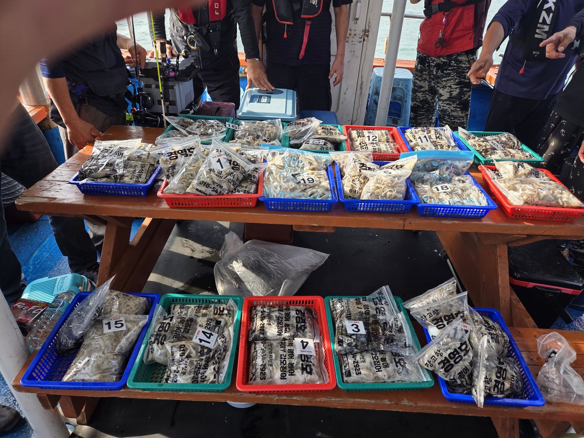 9월30일 주＆갑 조황사진입니다.