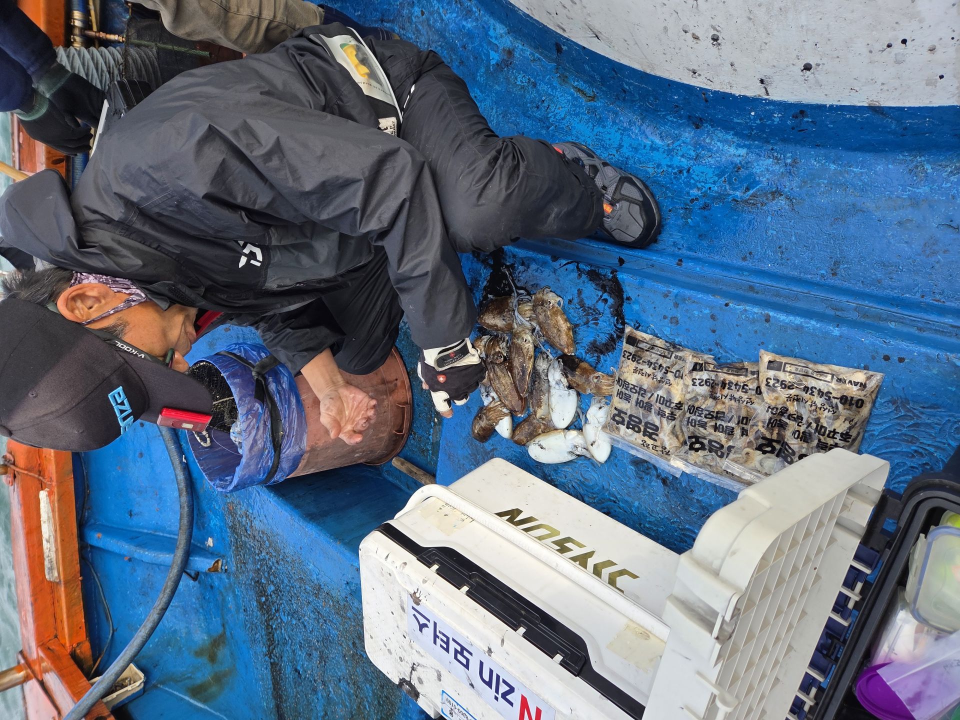 10월19일 주＆갑 조황사진입니다.